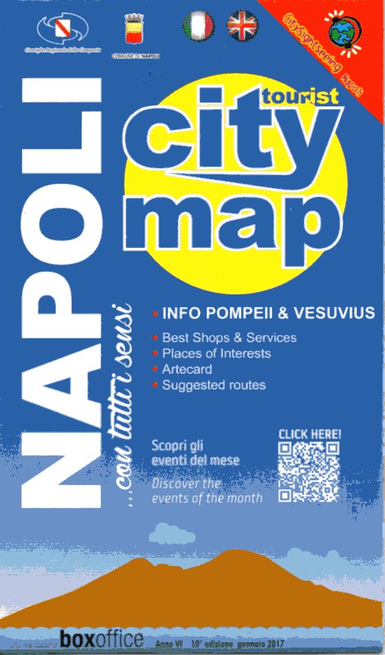 Napoli Tourist City Map